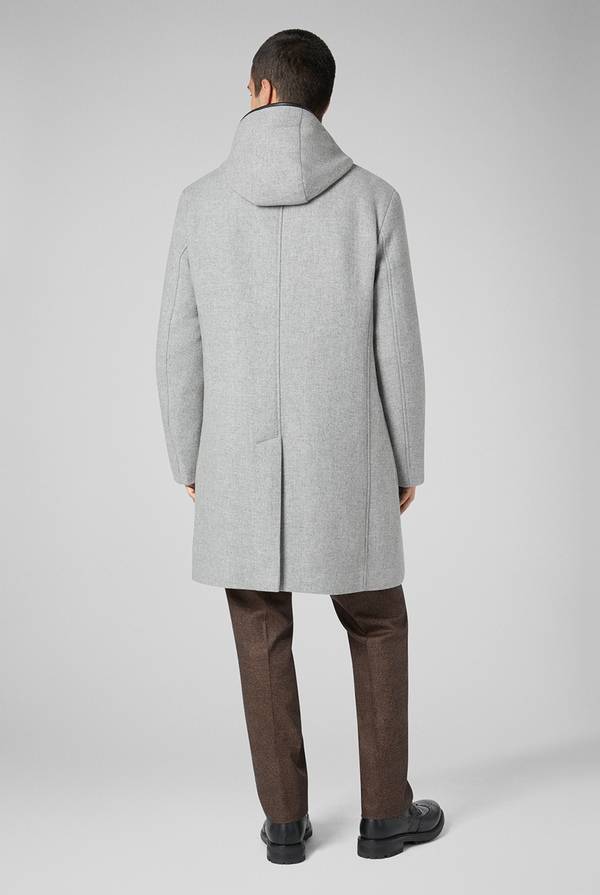 Pull Pal Zileri Car coat reversibile con dettagli in pelle 2025