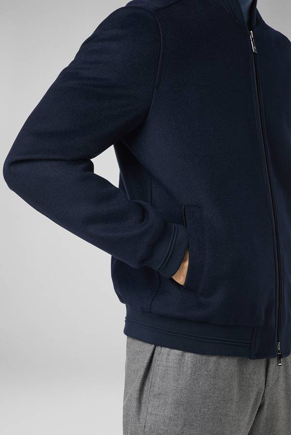 Pull Pal Zileri Bomber in jersey Italia