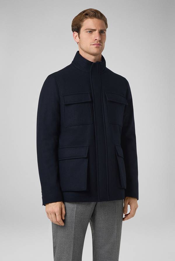 Pull Pal Zileri Field Jacket in lana tecnica resistente all'acqua Shopping Online
