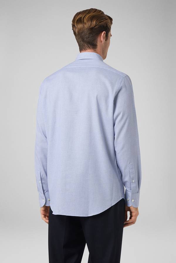 Pull Pal Zileri Camicia micro jacquard con collo Torino Sottocosto