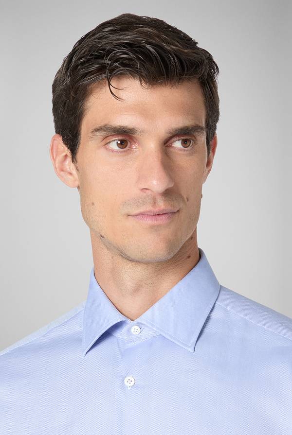 Pull Pal Zileri Camicia micro jacquard con collo Milano Offerte