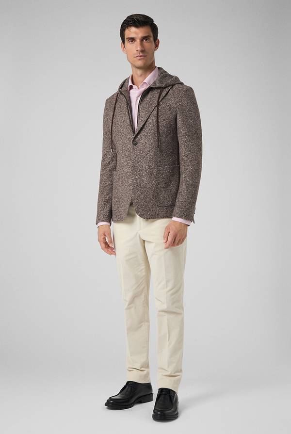 Pull Pal Zileri Camicia in cotone, viscosa e seta melange Vendite Flash