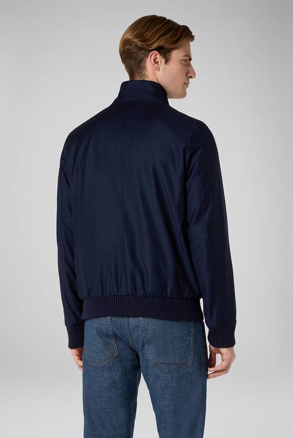 Pull Pal Zileri Bomber in lana resistente all'acqua 2025