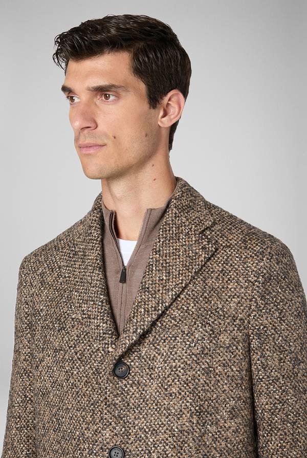 Pull Pal Zileri Cappotto in bouclè, seta e mohair Soddisfazione Garantita