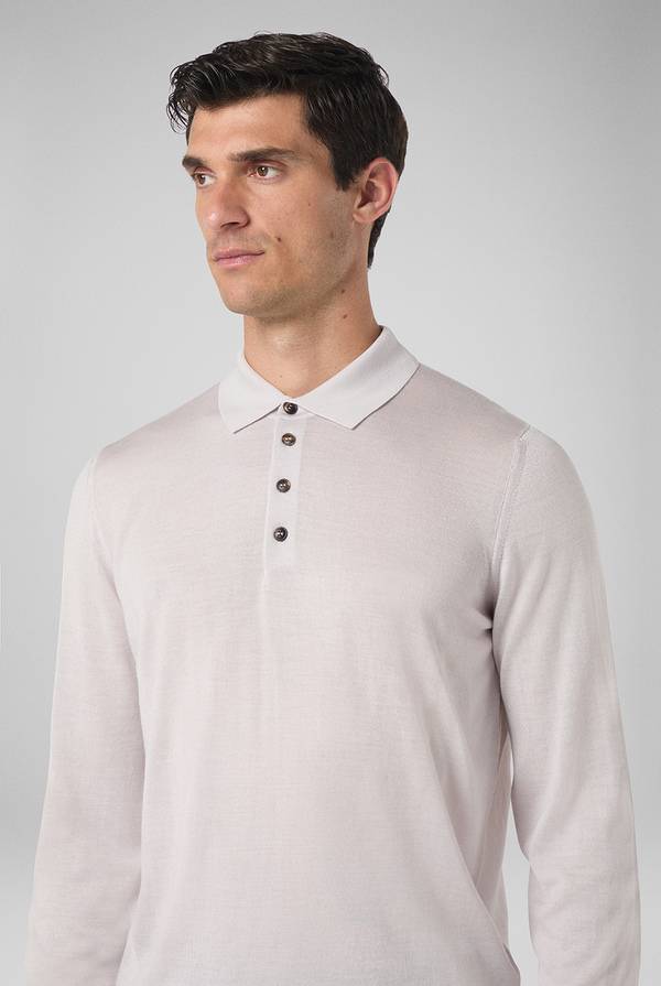 Pull Pal Zileri Polo in lana e seta Sottocosto