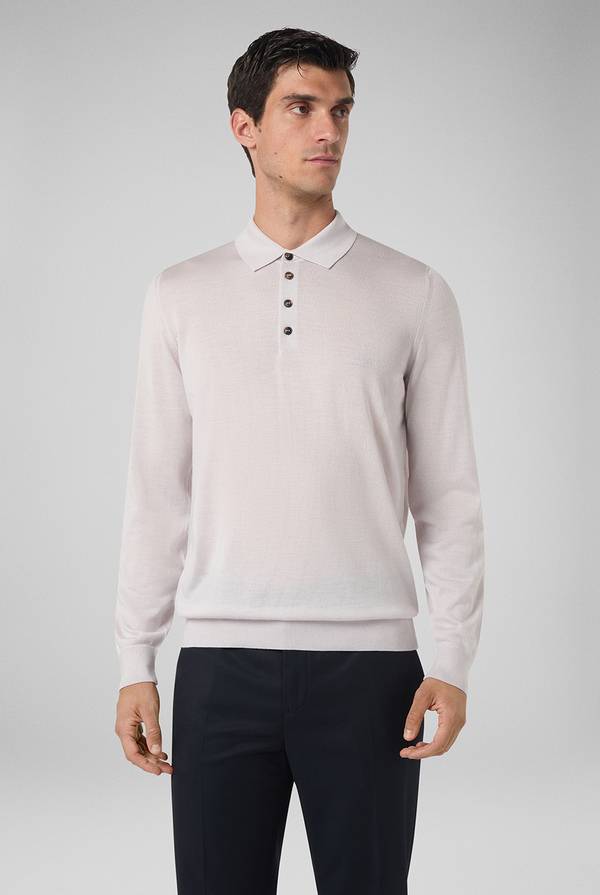 Pull Pal Zileri Polo in lana e seta Sottocosto