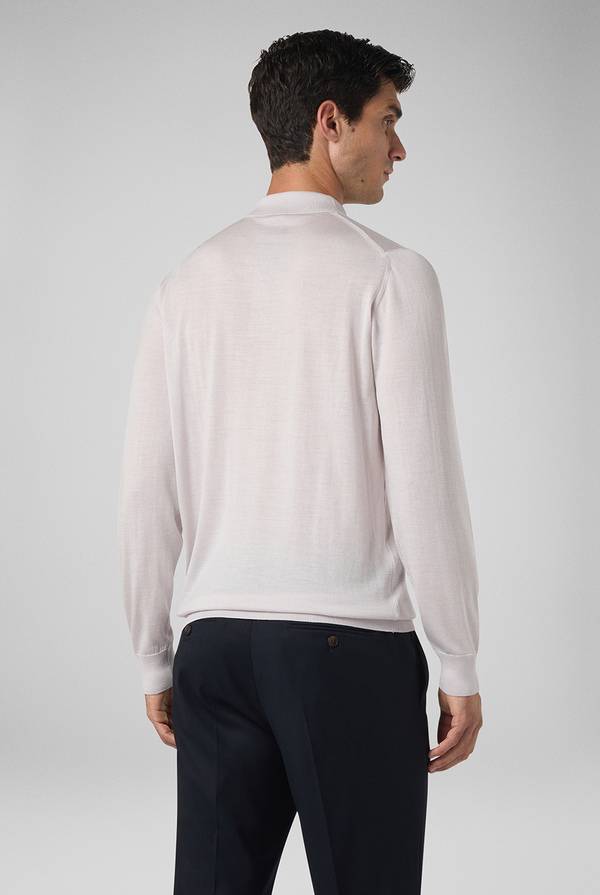 Pull Pal Zileri Polo in lana e seta Sottocosto