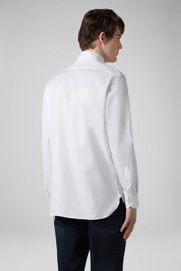 Pull Pal Zileri Camicia in cotone con trattamento anti-piega azzurra Economico