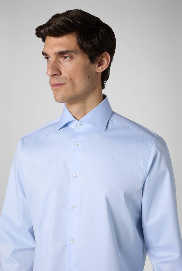Pull Pal Zileri Camicia in cotone con polsini da gemelli Outlet