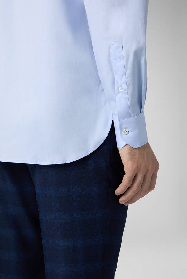 Pull Pal Zileri Camicia in cotone con polsini da gemelli Outlet