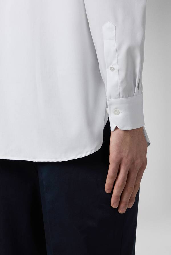 Pull Pal Zileri Camicia azzurra in cotone con collo Milano Saldi