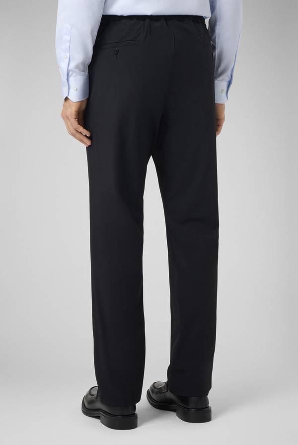 Pull Pal Zileri Pantaloni in pura lana con coulisse regolabile Nuova