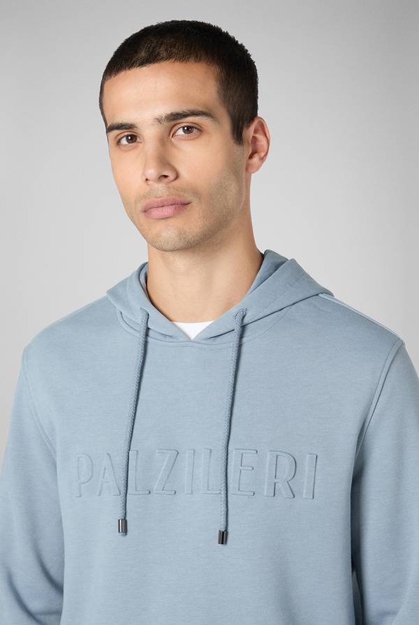 Pull Pal Zileri Felpa con cappuccio logata Promozione Limitata