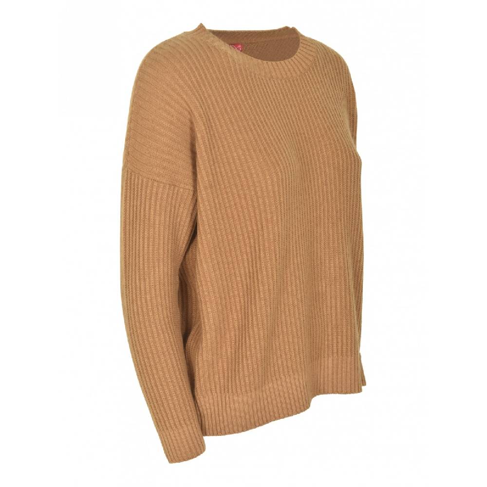 F CASHMERE Maglia girocollo costa inglese 2025