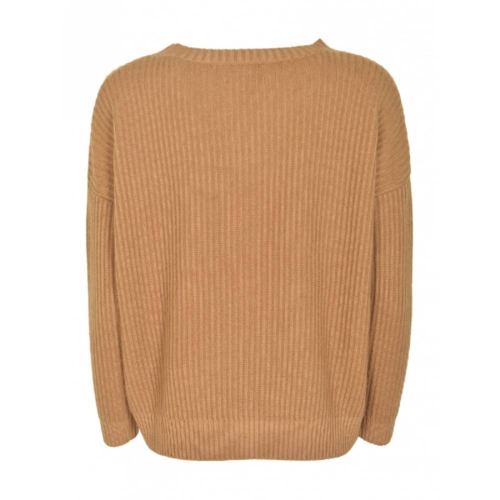 F CASHMERE Maglia girocollo costa inglese 2025