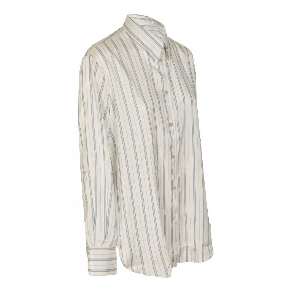 MASSIMO ALBA Camicia dritta riga verticale Promozione Limitata