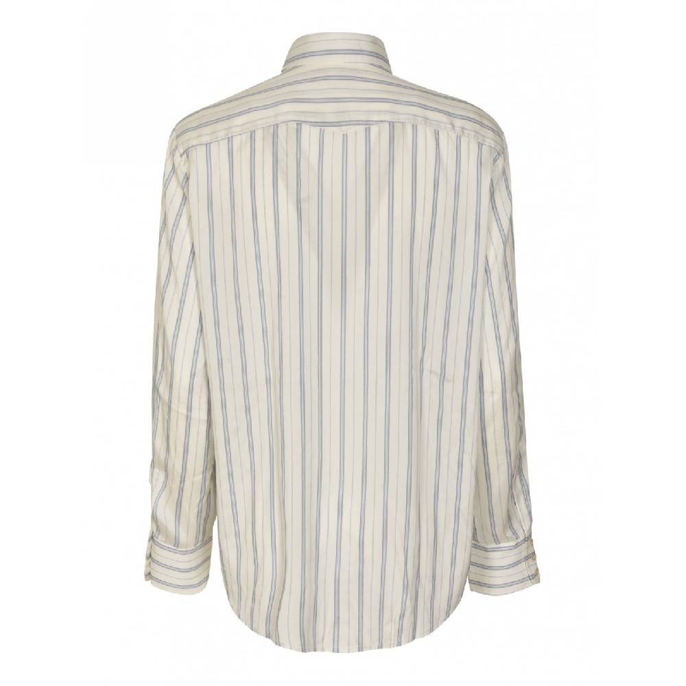 MASSIMO ALBA Camicia dritta riga verticale Promozione Limitata