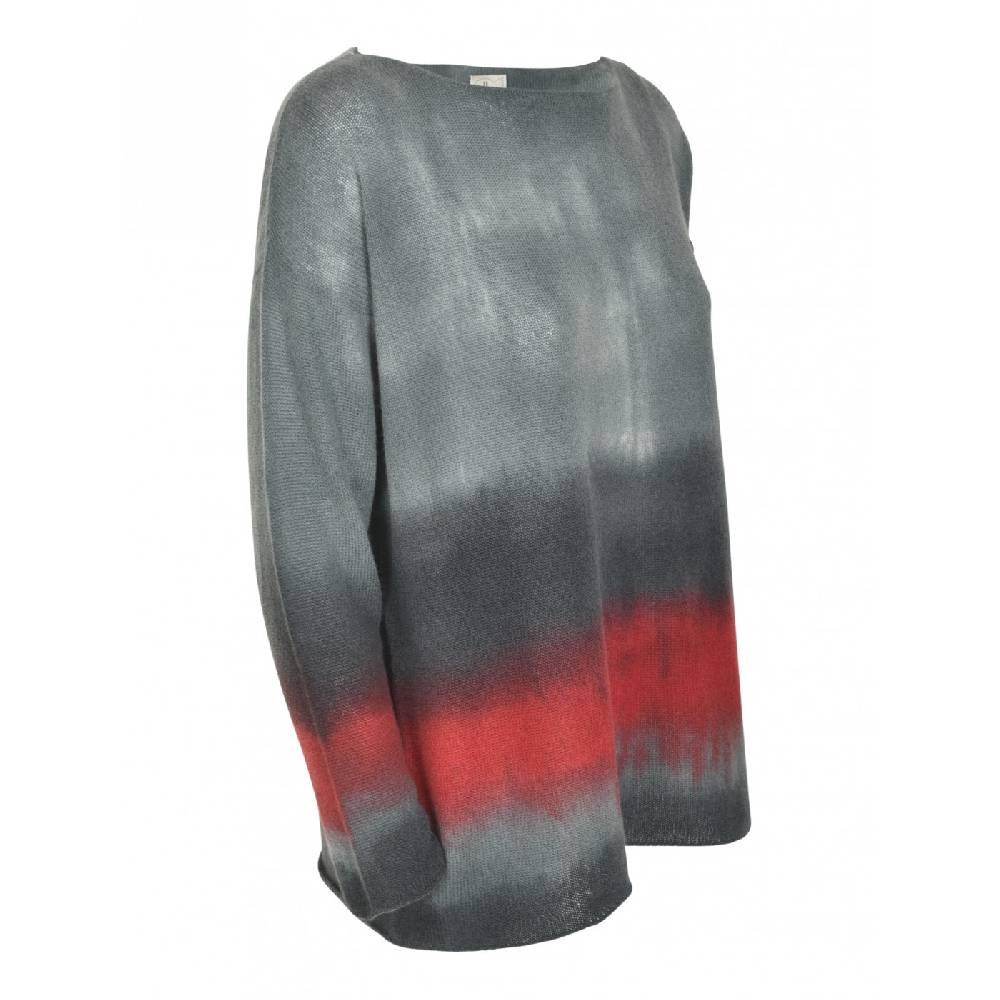 F CASHMERE Maglia girocollo scollo barchetta Vendita Calda