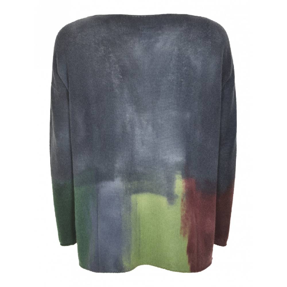 F CASHMERE Maglia girocollo scollo barchetta Moda