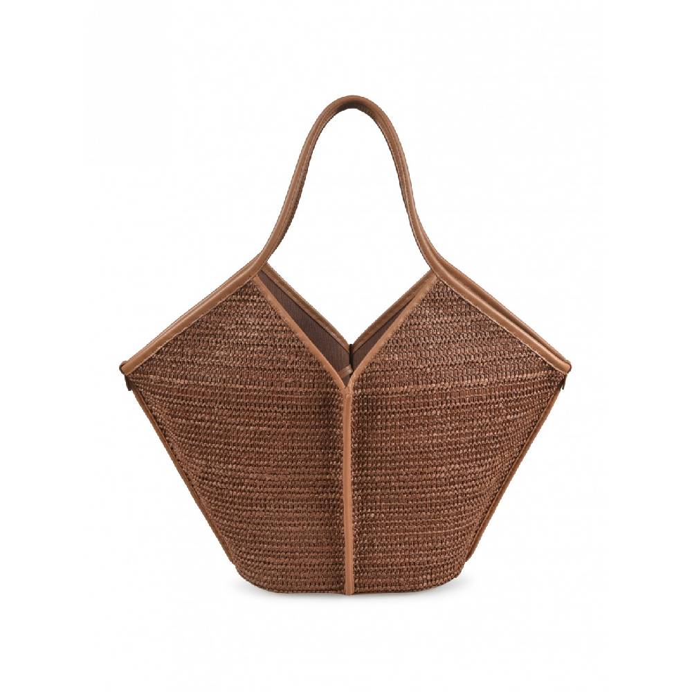 HEREU Borsa calella raffia Nuovo