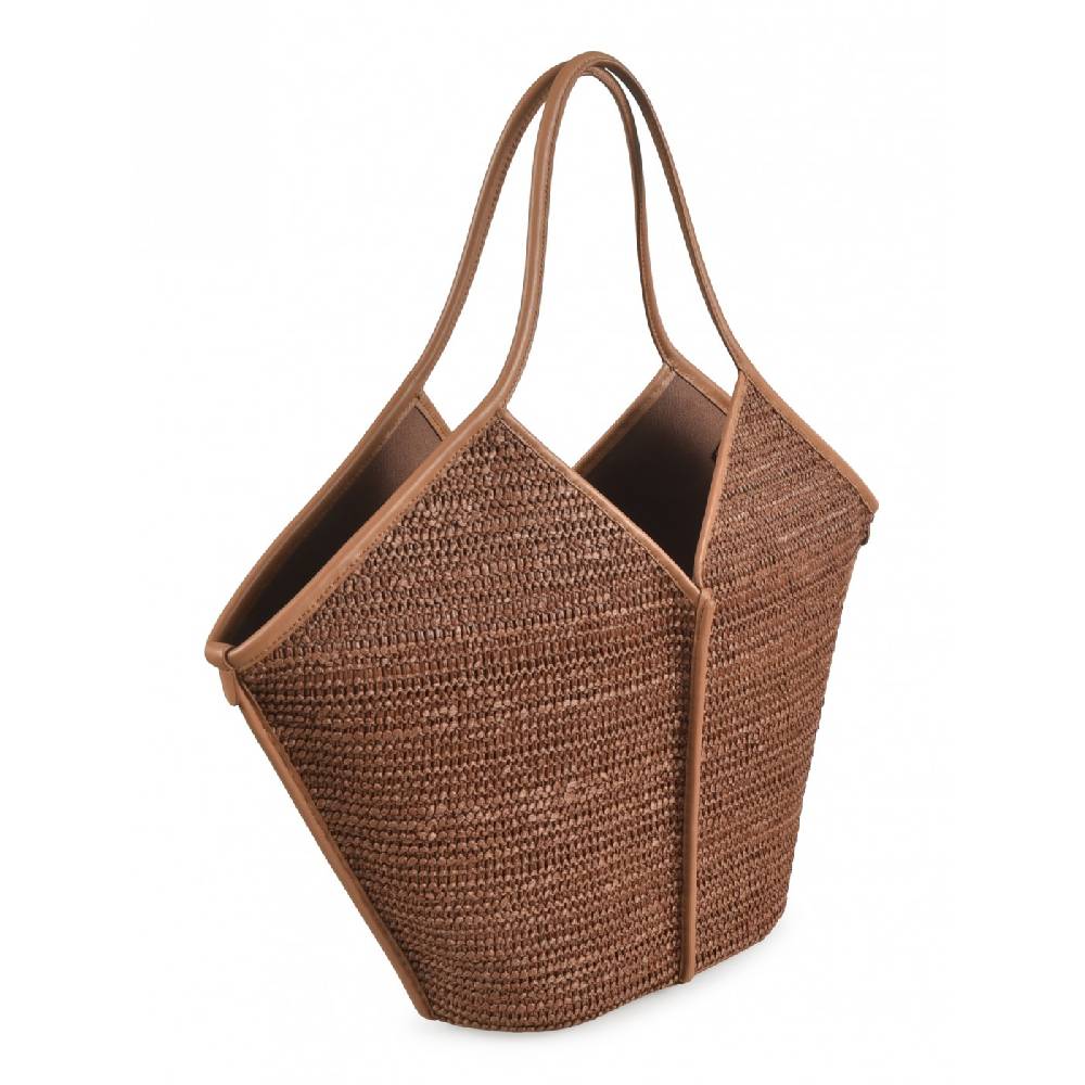 HEREU Borsa calella raffia Nuovo