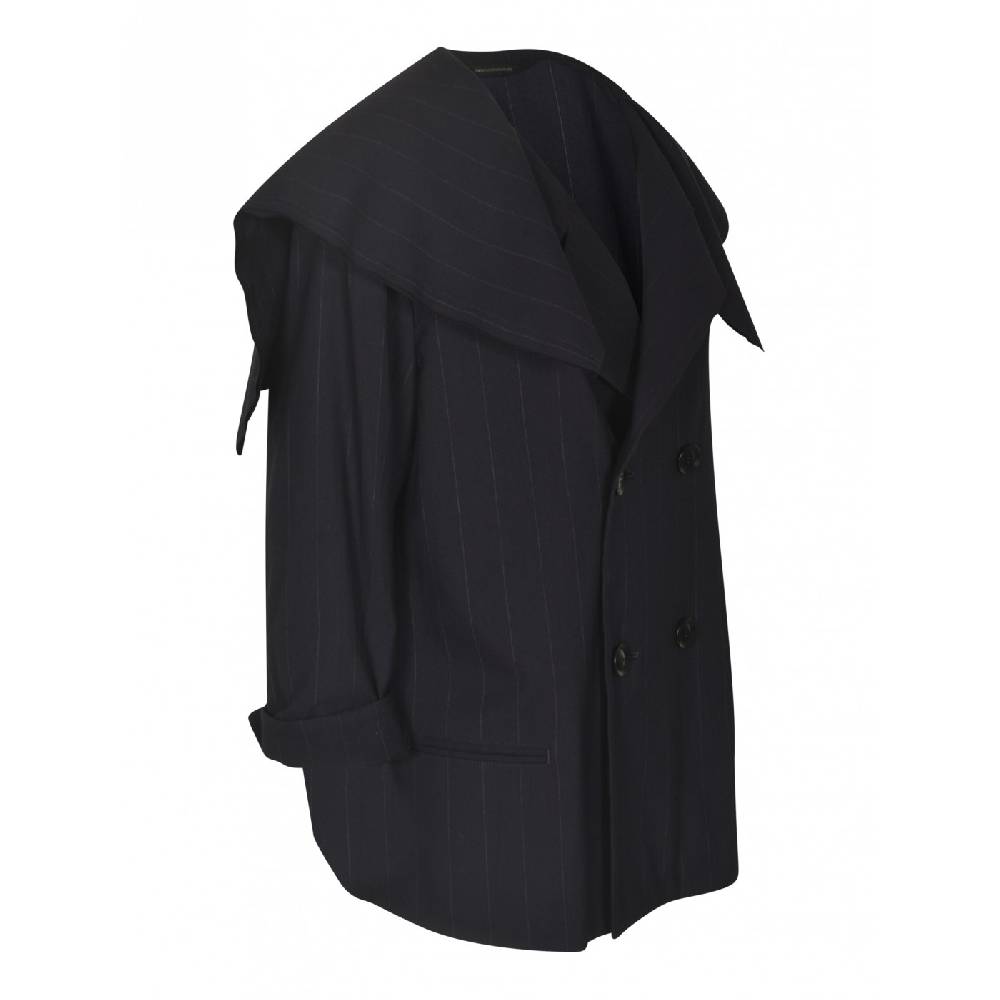 Y&#039;S YOHJI YAMAMOTO Giacca gessata doppio petto Vendite Flash