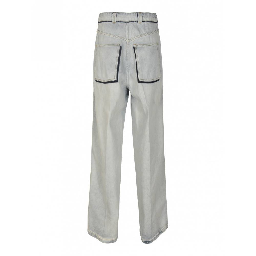 MAISON MARGIELA Jeans over con pences gamba larga Sottocosto