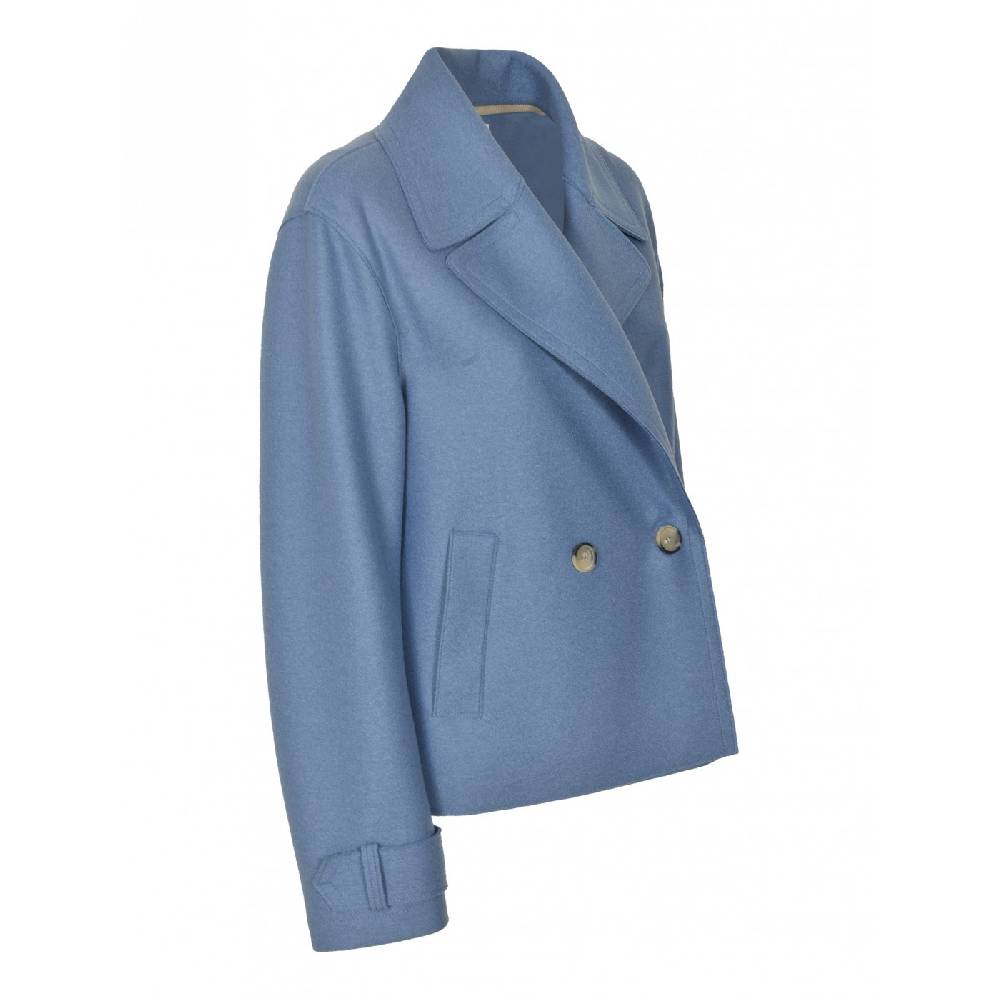 HARRIS WHARF LONDON Peacoat Saldi Di Fabbrica