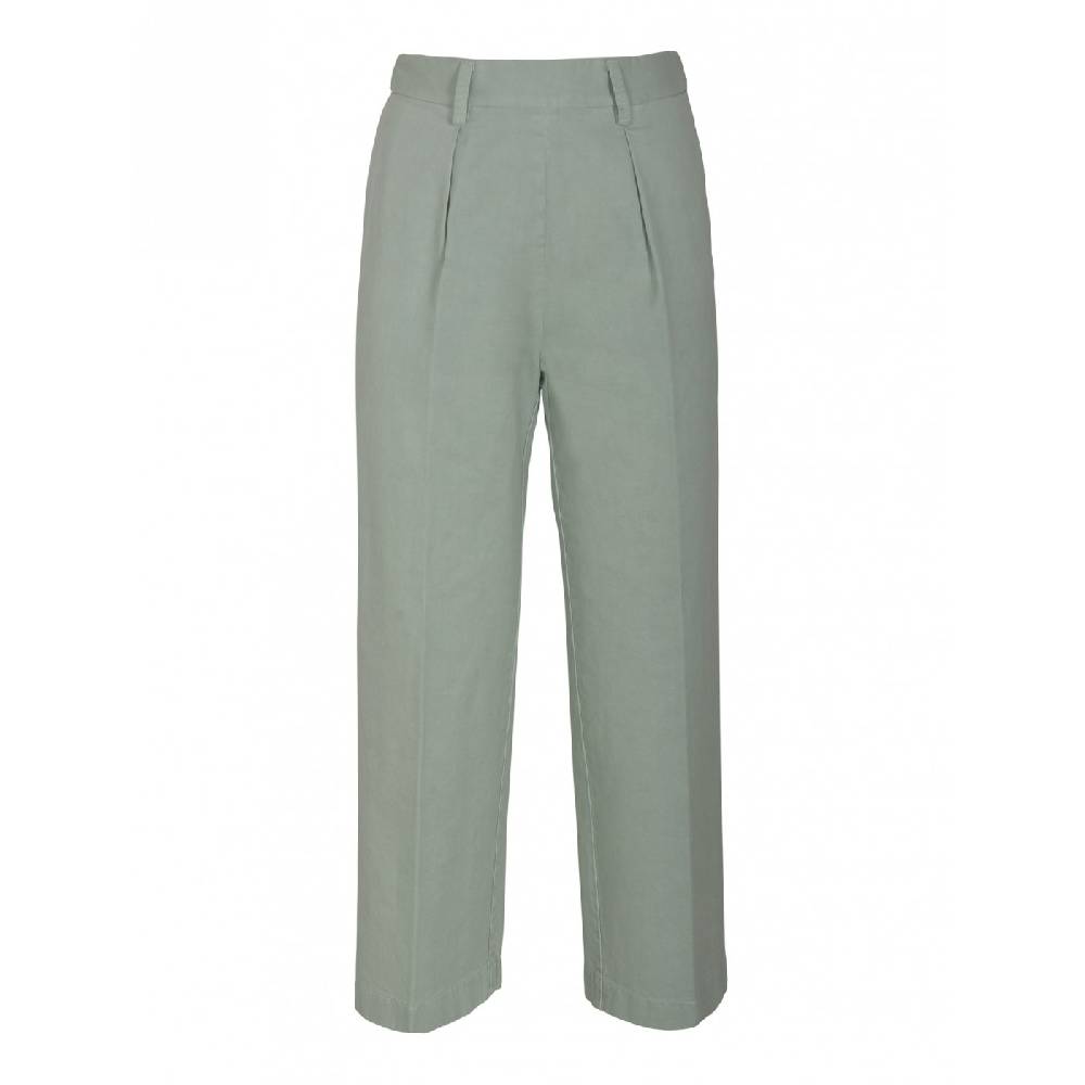 FORTE FORTE Pantaloni low crotch gabardina Soddisfazione Garantita