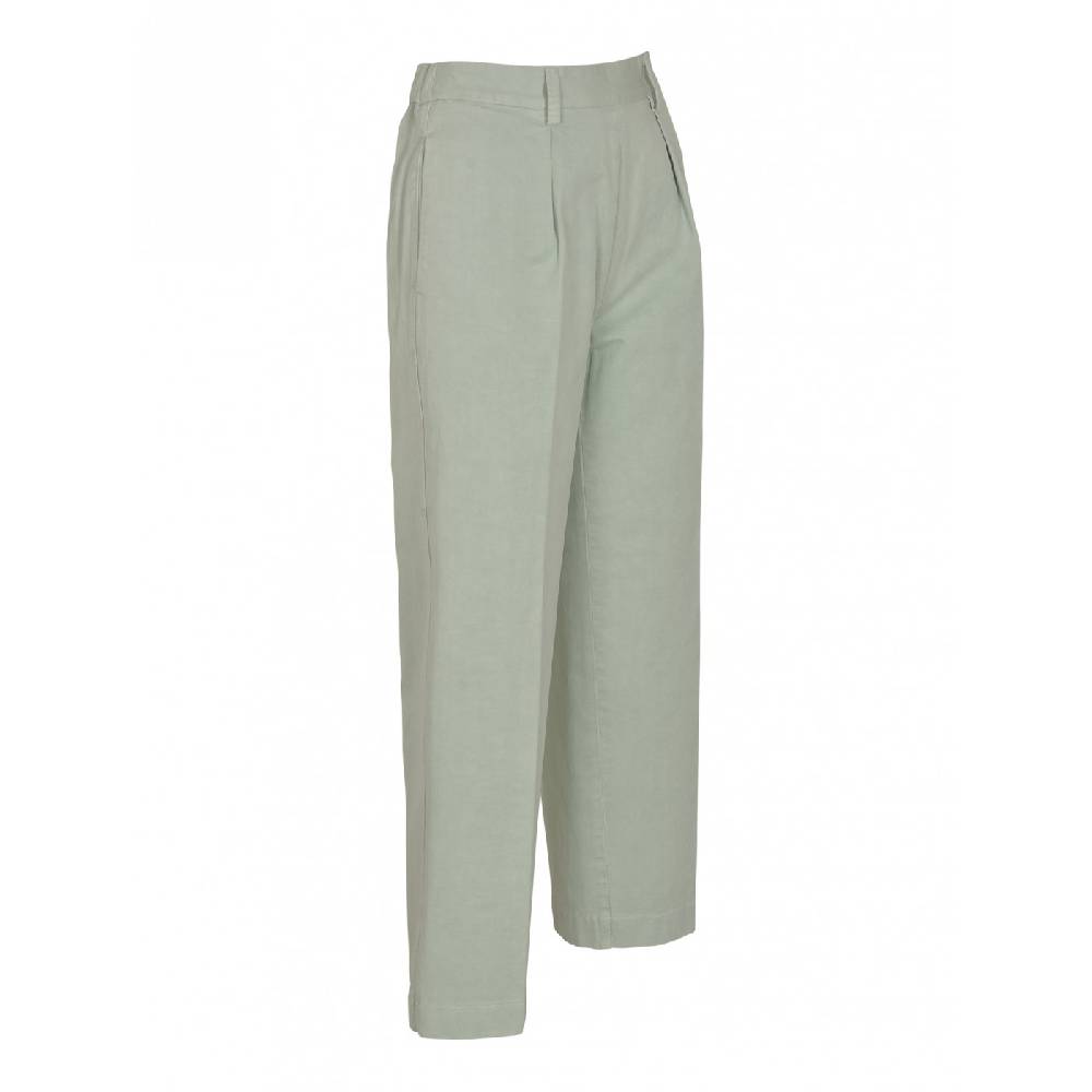 FORTE FORTE Pantaloni low crotch gabardina Soddisfazione Garantita