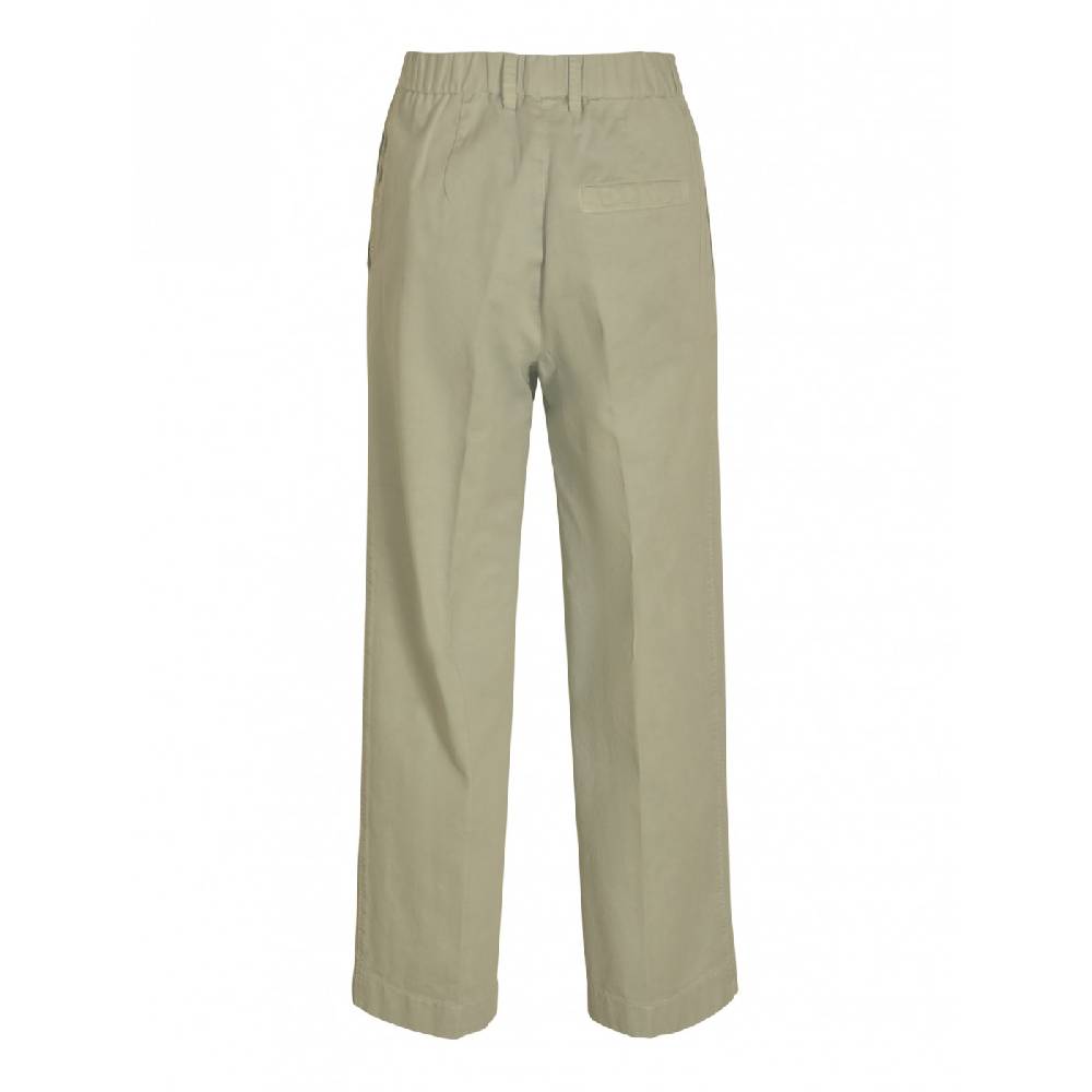 FORTE FORTE Pantaloni low crotch gabardina Soddisfazione Garantita