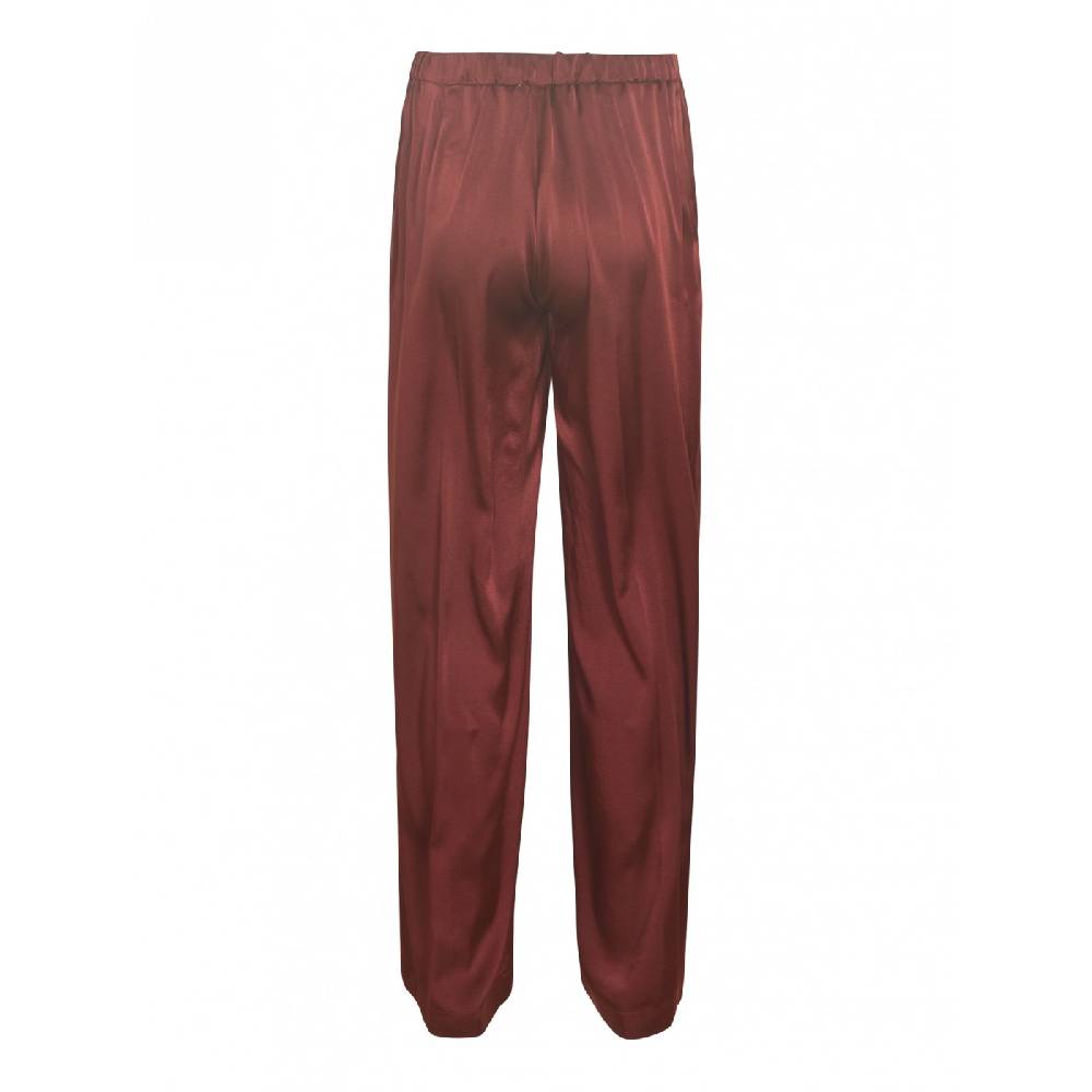 FORTE FORTE Pantaloni ampio raso seta strech Shopping Online