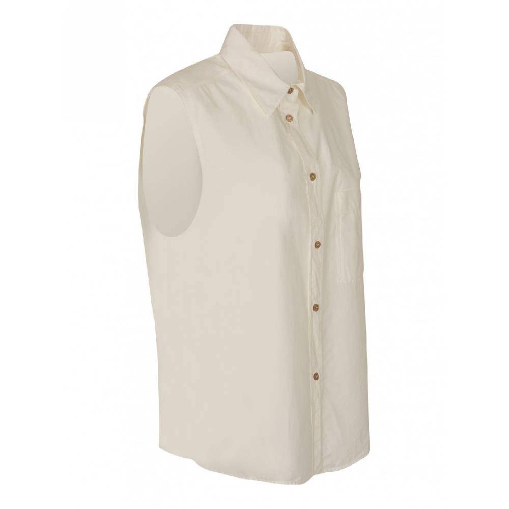 FORTE FORTE Camicia smanicata popeline Saldi