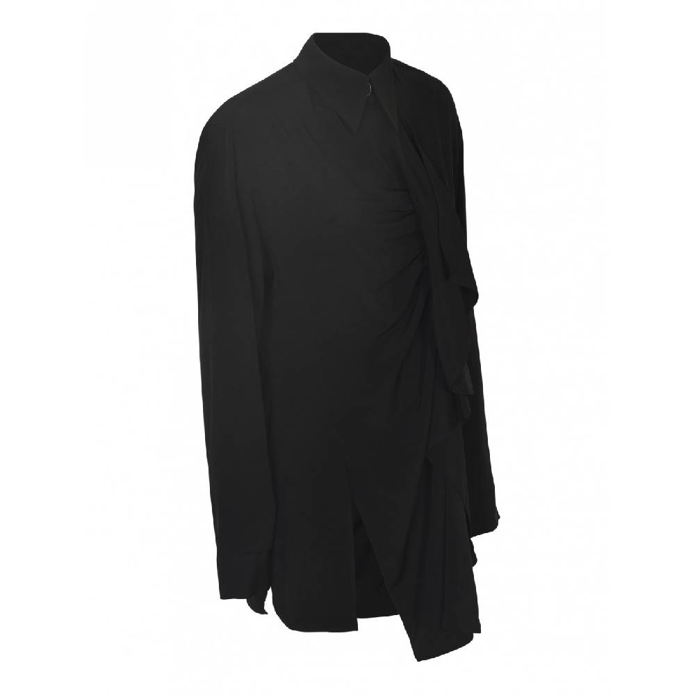 Y&#039;S YOHJI YAMAMOTO Camicia jabot Fino al 50% di sconto