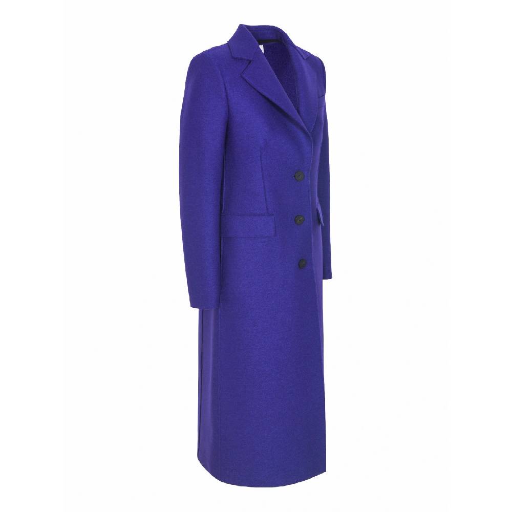 HARRIS WHARF LONDON Cappotto monopetto spalla imbottita 2025