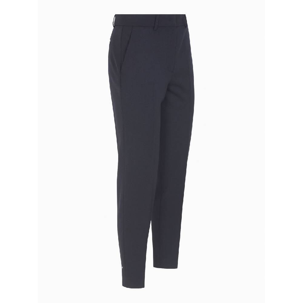 QUELLEDUE Pantaloni rossella gamba dritta Sconto