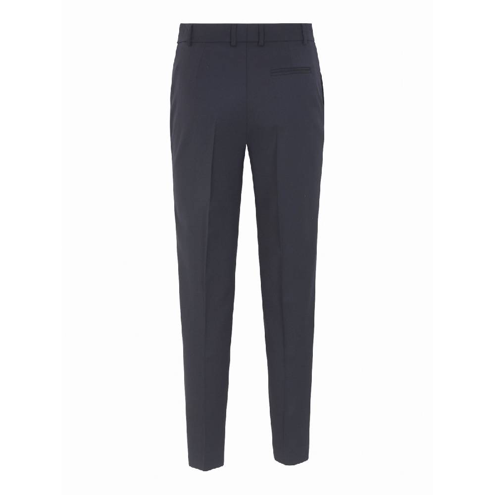 QUELLEDUE Pantaloni rossella gamba dritta Sconto