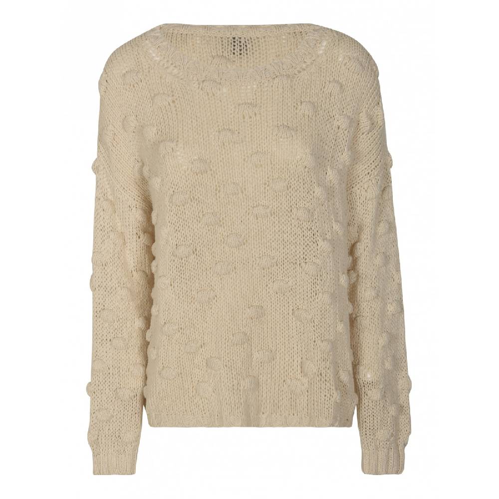F CASHMERE Maglia girocollo pois Consegna Veloce
