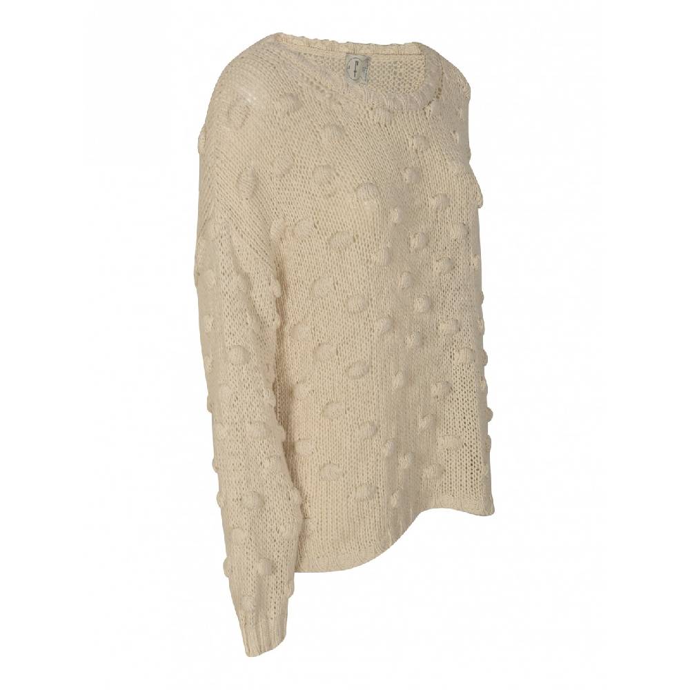 F CASHMERE Maglia girocollo pois Consegna Veloce