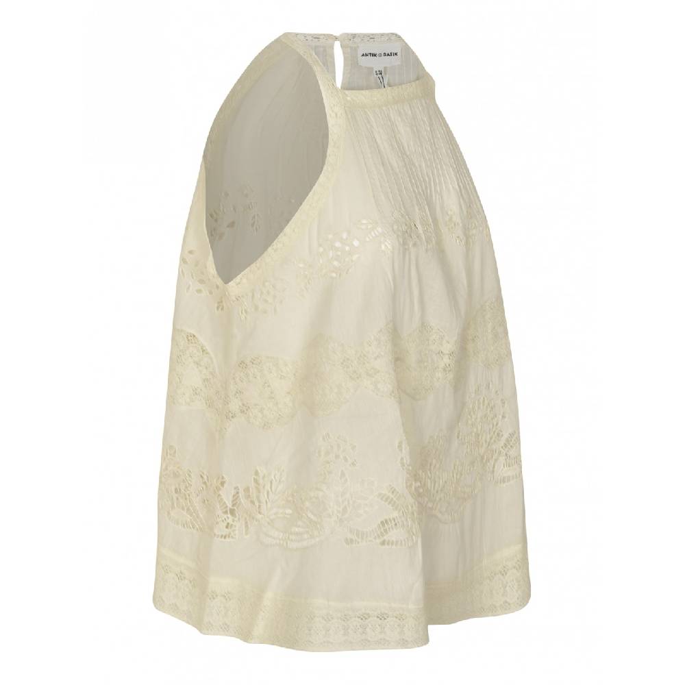 ANTIK BATIK Top senza maniche traforato aloha Shopping Online