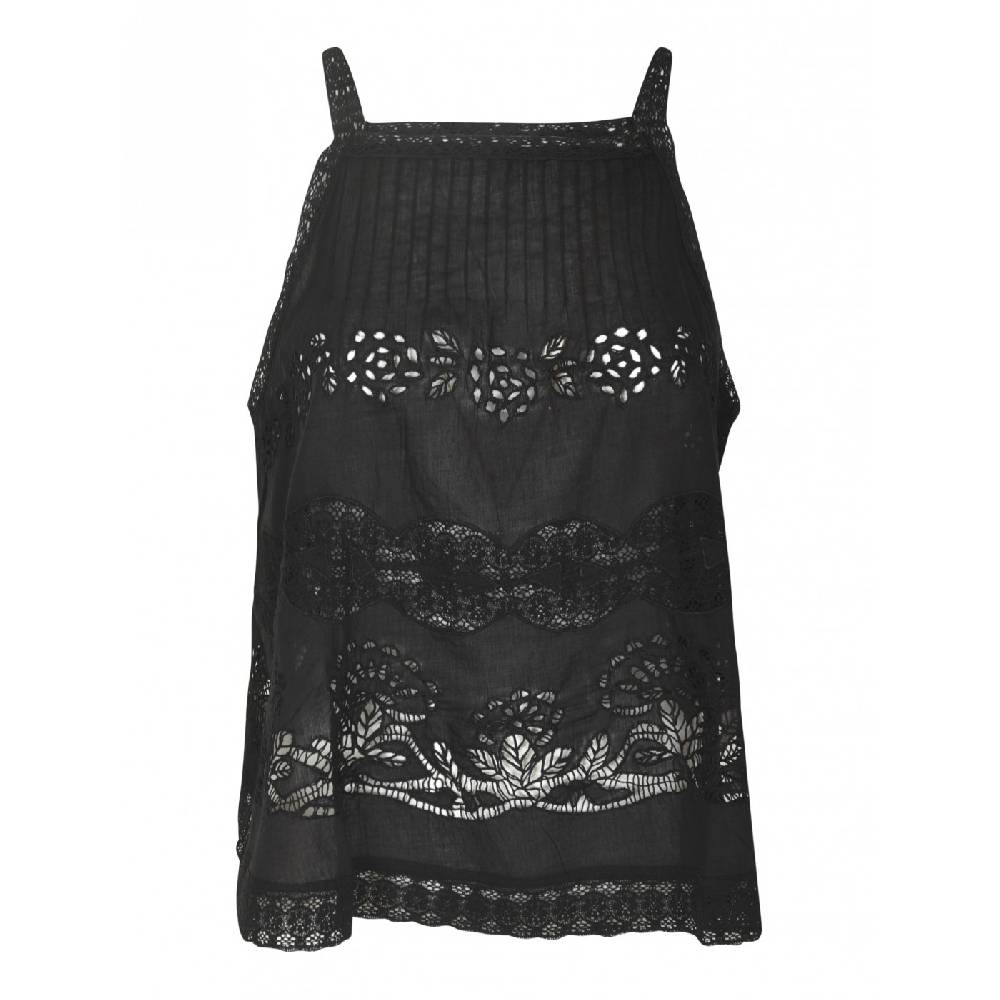 ANTIK BATIK Top senza maniche traforato aloha Affare Del Giorno
