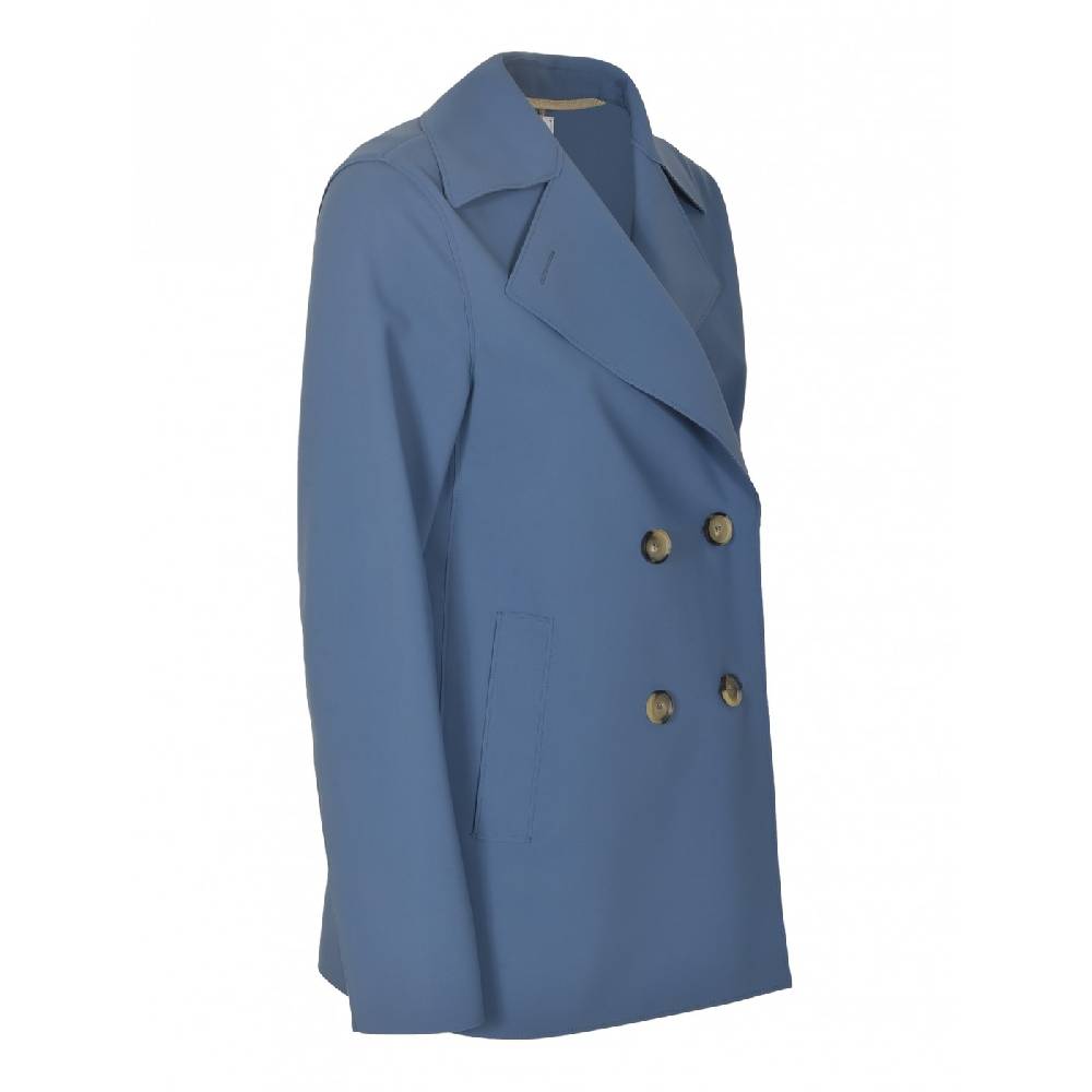 HARRIS WHARF LONDON Peacoat scuba Nuova