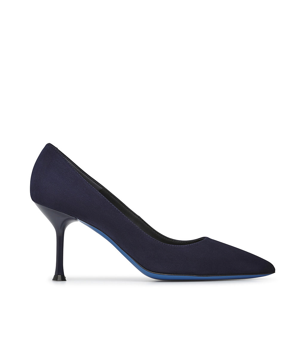 Loriblu Decollete in pelle scamosciata blu