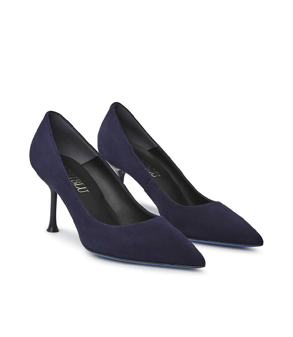 Loriblu Decollete in pelle scamosciata blu Economico