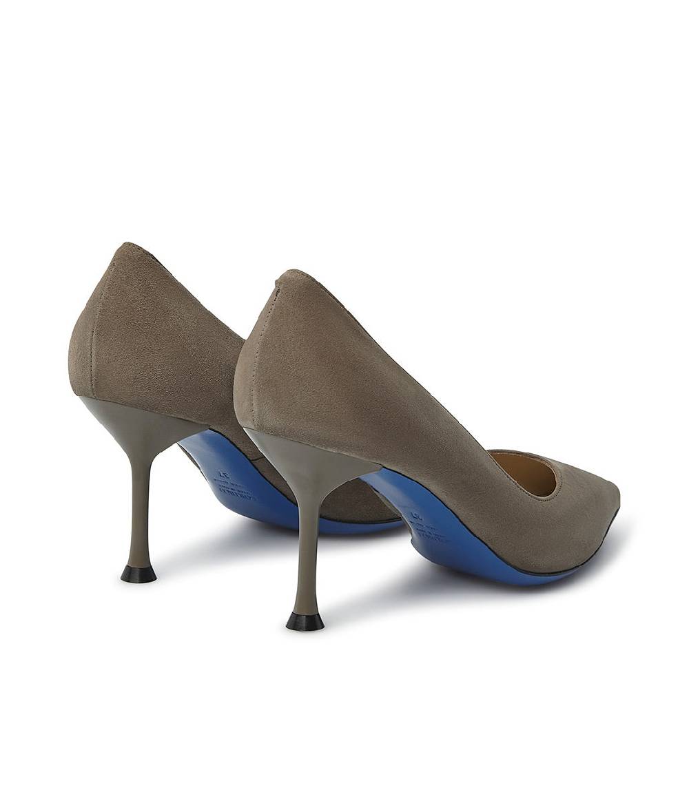 Loriblu Decollete in pelle scamosciata fango Online
