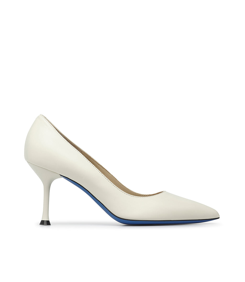 Loriblu Decollete in pelle bianca