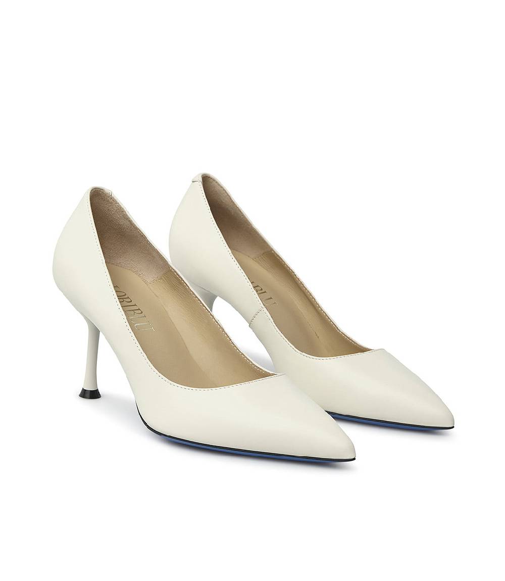 Loriblu Decollete in pelle bianca Outlet