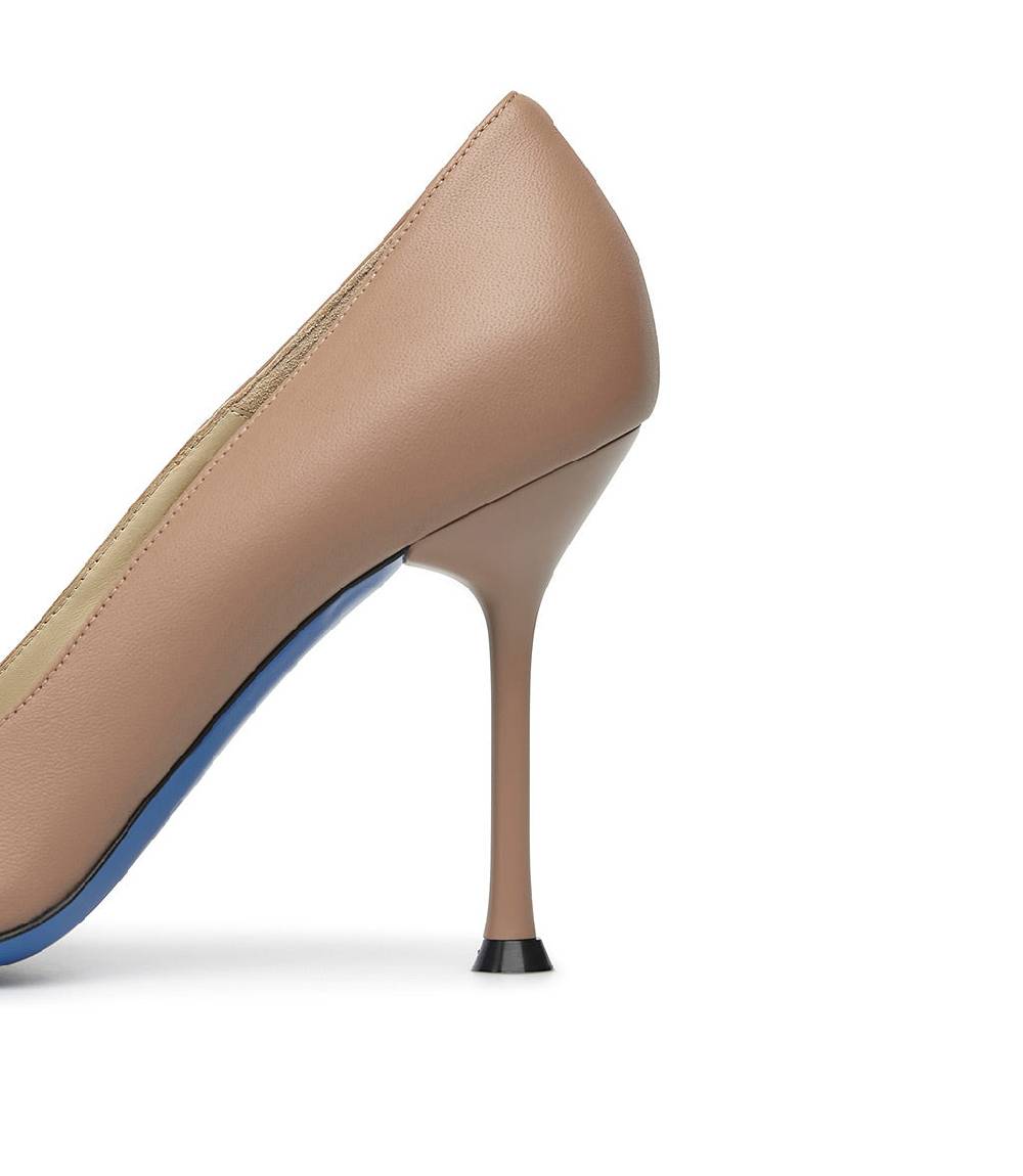 Loriblu Decollete in nappa rosa pesca In Vendita