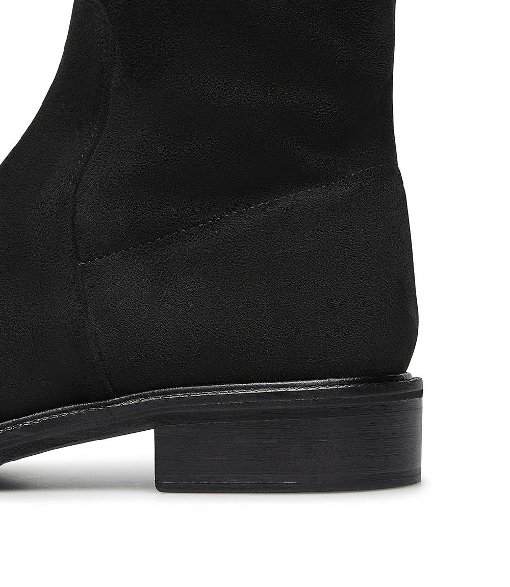 Loriblu Cuissardes in camoscio stretch nero 50% di sconto con spedizione gratuita