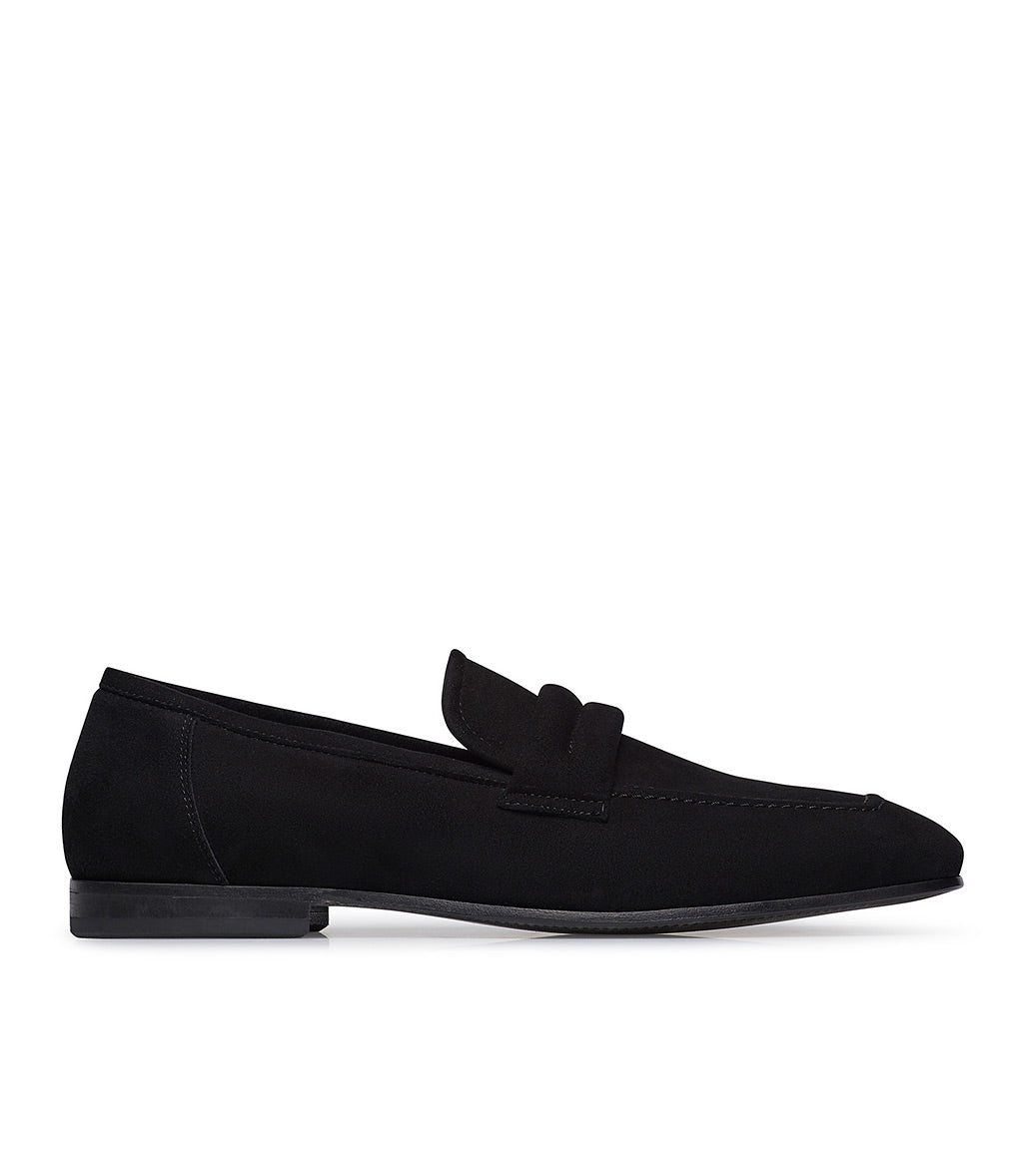 Loriblu Mocassino in camoscio nero